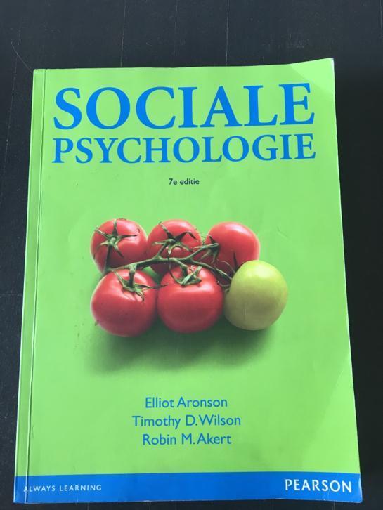 Sociaal psychologie 7e editie