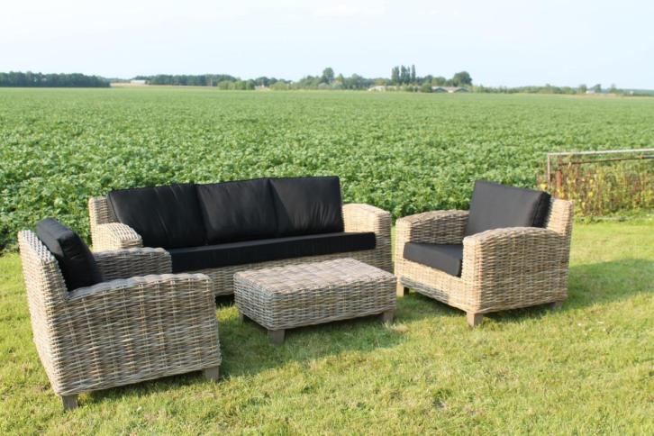 Luxe Rotan Comfort 3-zits Set- incl tafel en 2 stoelen