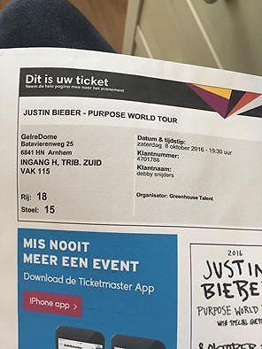 Justin Bieber Purpose Tour