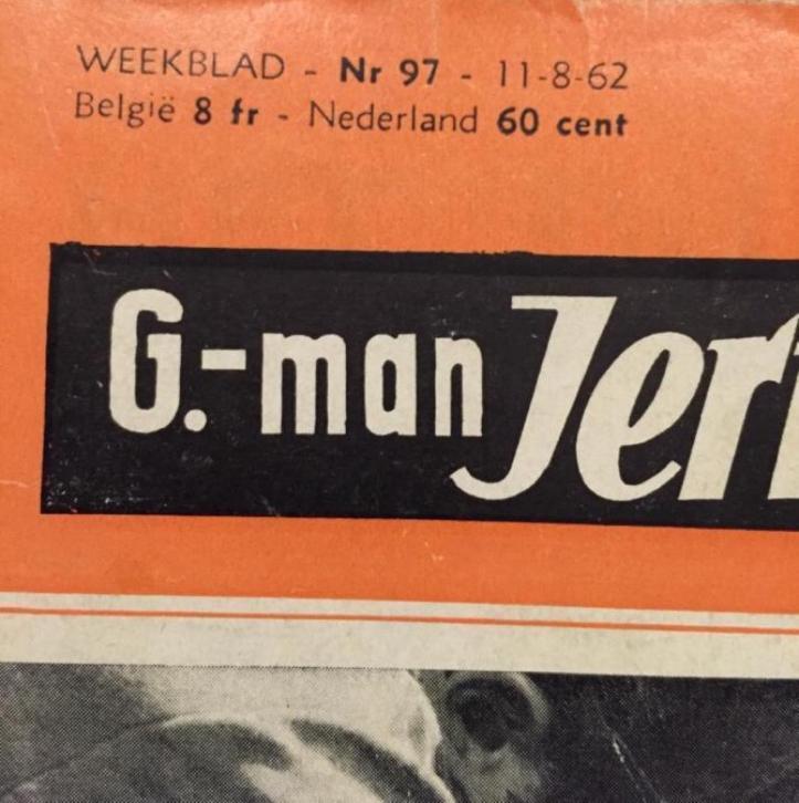Stapel G.-man Jerry Cotton tijdschriften oa uit 1962