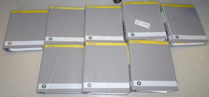 Skoda Octavia complete werkplaatshandboeken set 1 t/m 17