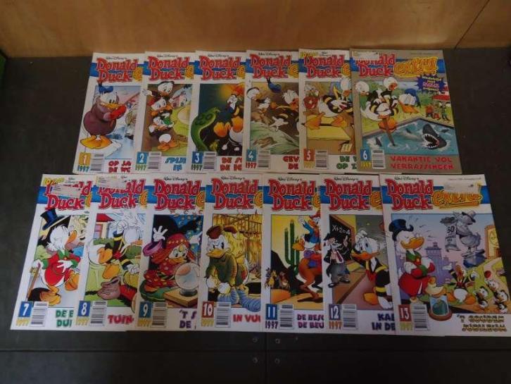 Donald Duck Extra, diverse jaargangen 1996 - 2012.