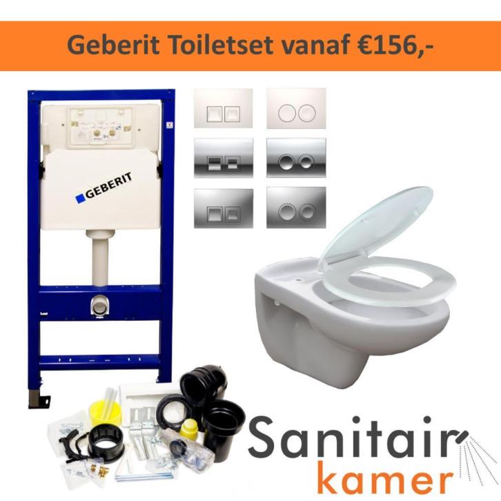 Geberit toilet set compleet wc pot GOEDKOOPSTE VAN NL