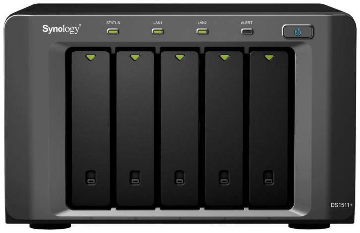 Synology NAS DS1511+ incl 5x 2TB Seagate HDDs