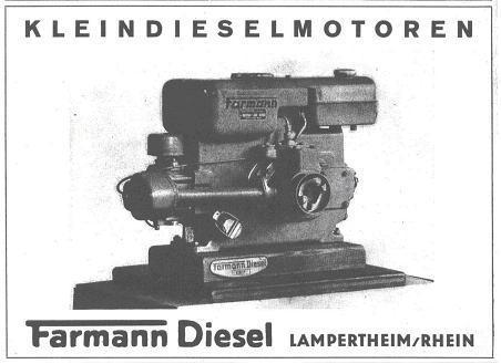 Gezocht Farymann verdamper diesel type E