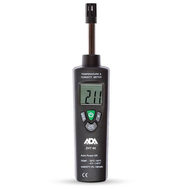 ADA ZHT 60 Thermometer, vochtmeter (KIJK SNEL)