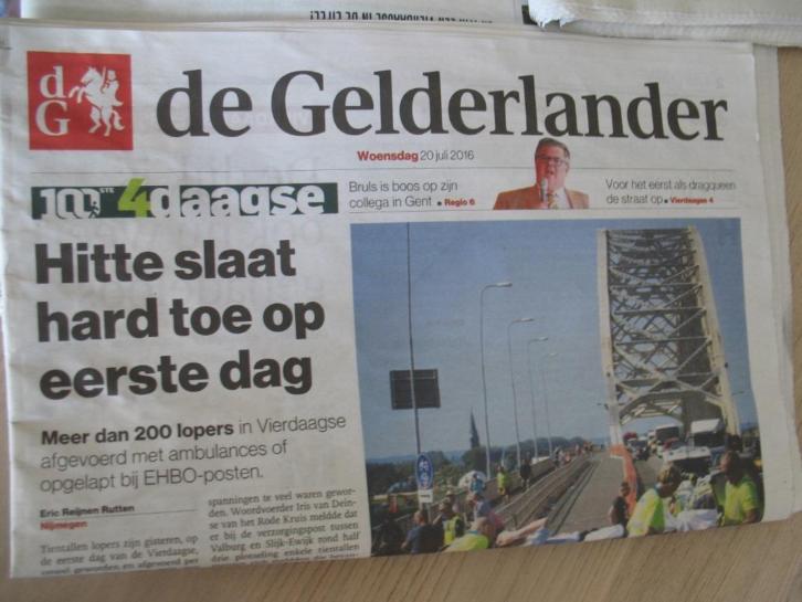 Vierdaagse Kranten Gelderlander 4daagse 4-daagse