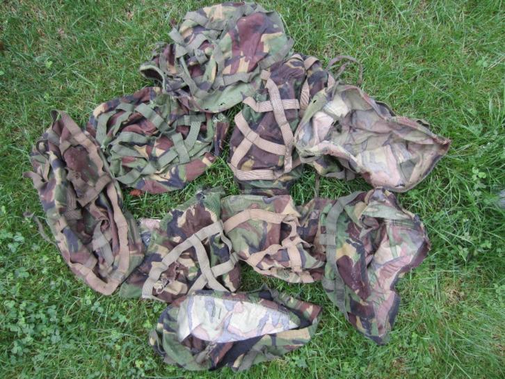 helmcovers engeland gebruikt in oorlog