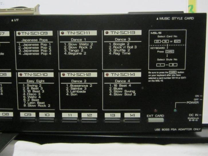 Roland supercard MSL-15