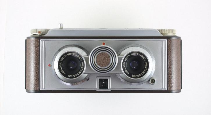 Iloca stereo-camera, serienummer 330.000 ! Duitsland 1955