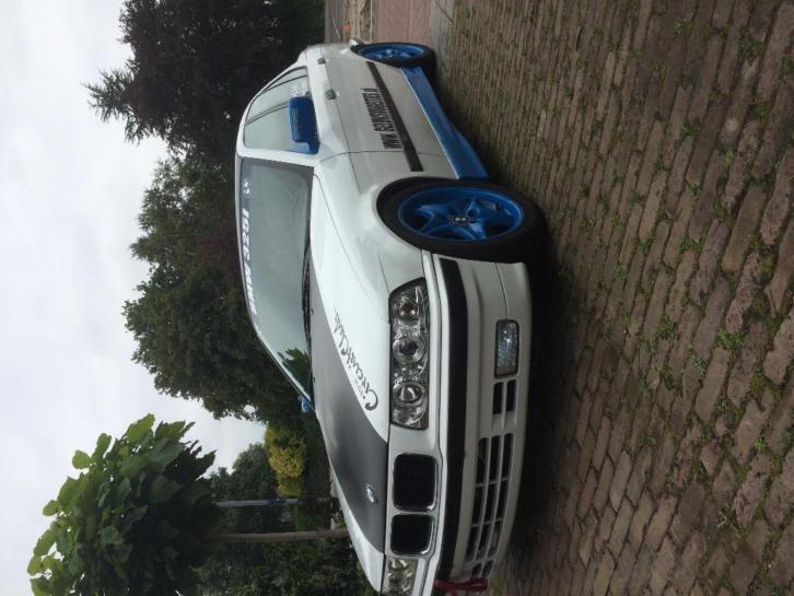BMW E36 320 (2,5 6cyl.!) + Schouten autotrailer (=trackday)