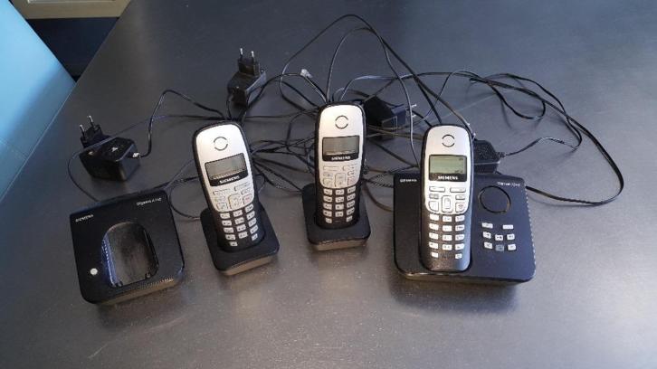 Gigaset Dectelefoons, 3 handsets met antwoordapparaat