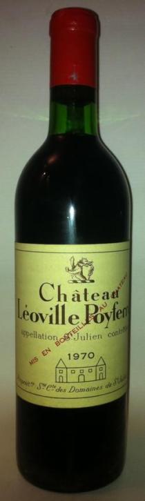 Bordeaux 1970 Chateau Leoville Poyferre 2e Cru Classé St ...
