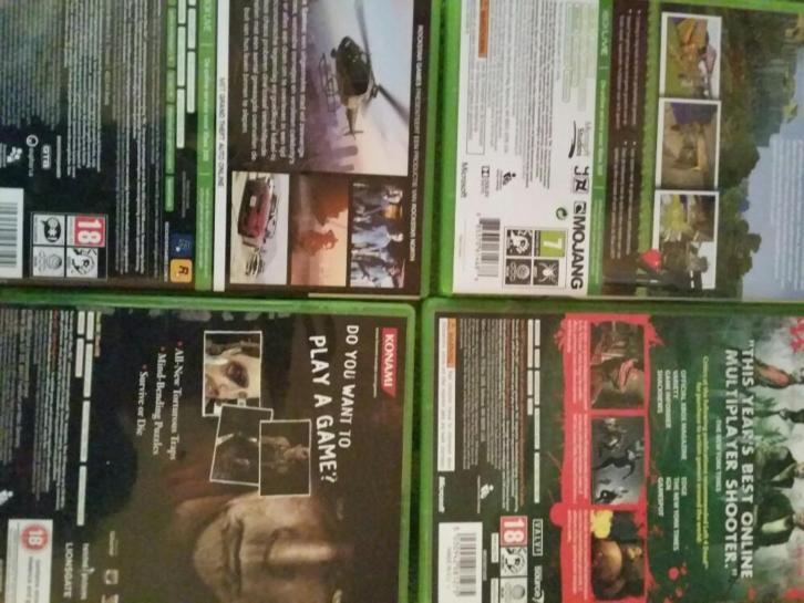 Xbox games 4 stuks ( als nieuw)