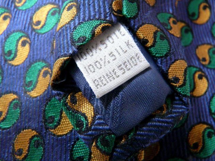 Blauwe zuiver zijde stropdas van Moschino