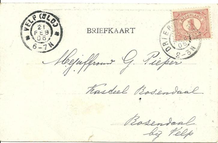 Driebergen - Ridderhofstad Sterkenburg - 1906 / Odijk