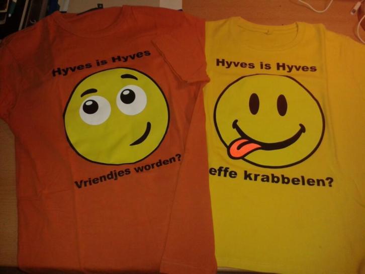 hyves t-shirt van Dhr Flemmix - videoclip Hyves.
