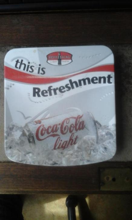 Oud betaalschaaltje Coca Cola Light