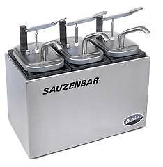 Sauzenbar met 1 RVS dispenser (Keukenapparatuur)