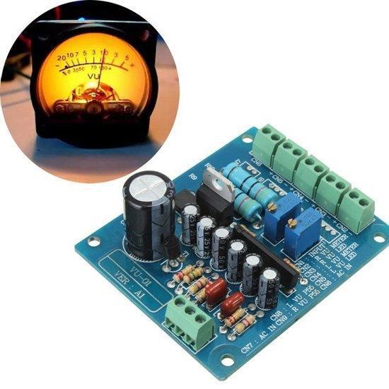 AC 12V Stereo VU Meter Driver Board Amplifier DB Audio Le...