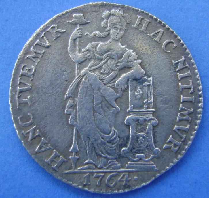 Mooie provinciale 1 Gulden 1764 Overijssel