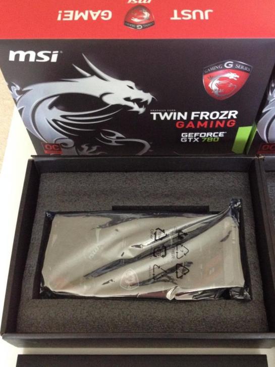 2 x MSI GeForce GTX 780 Gaming 3G videokaarten