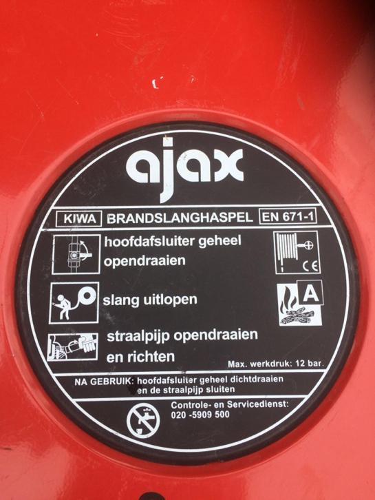 Brandslang haspel Ajax