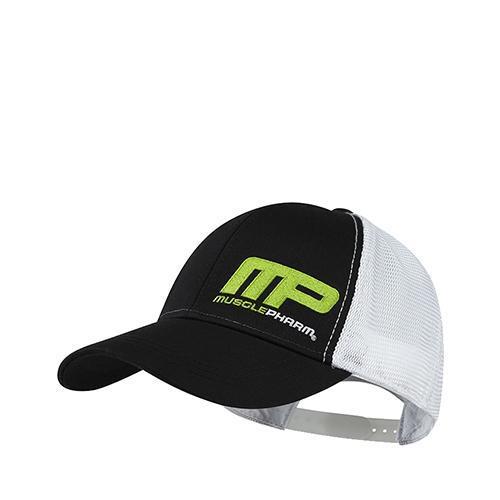 MusclePharm Sportswear Hat Flatbrim Flagship Black White