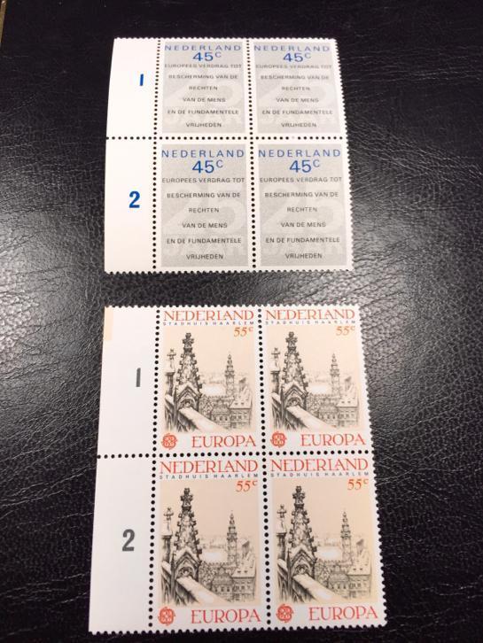 Europazegels 1978 in blokken, postfris