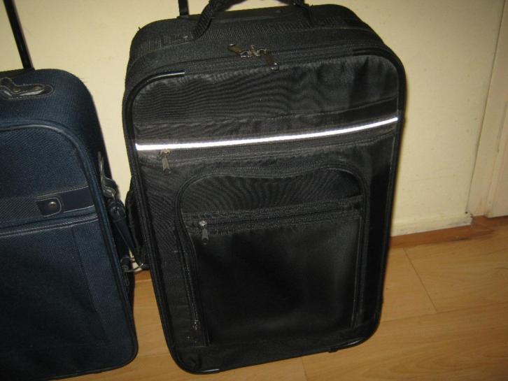 2 handbagage trolley koffers rolkoffer koffer 53 en 57 cm