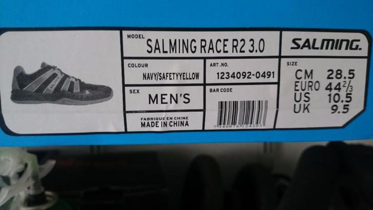 squash schoenen Salming race R2 3.0 Maat 44