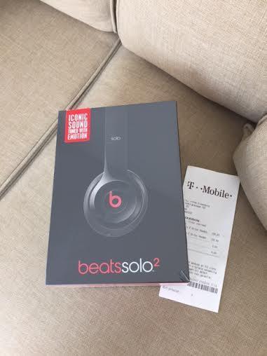 Beats Solo 2 nieuw met bon