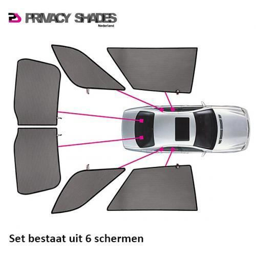 Privacy Shades Audi A3 Sportback 5 deurs 2012- autozonwering