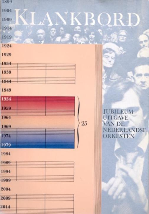 Boek Klankbord 25 jaar Nederlandse Orkesten 1954 - 1979