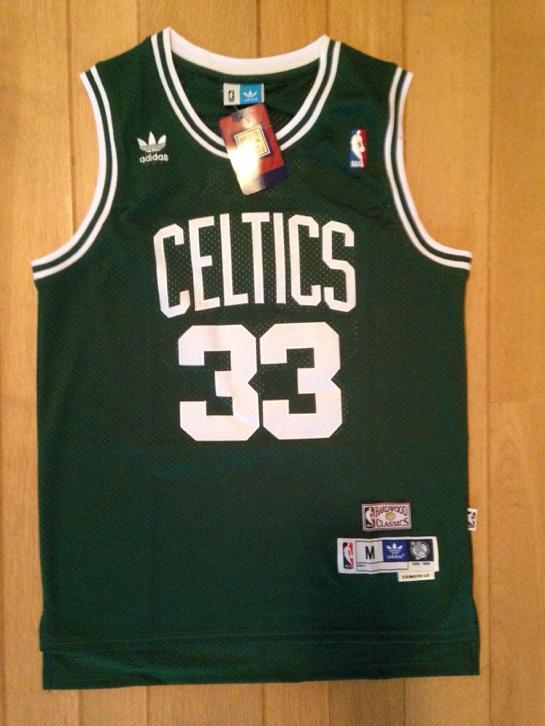 NBA Jersey Larry Bird Boston Celtics Shirt #33 basketball