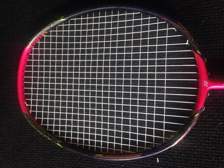 Badminton racket bespannen