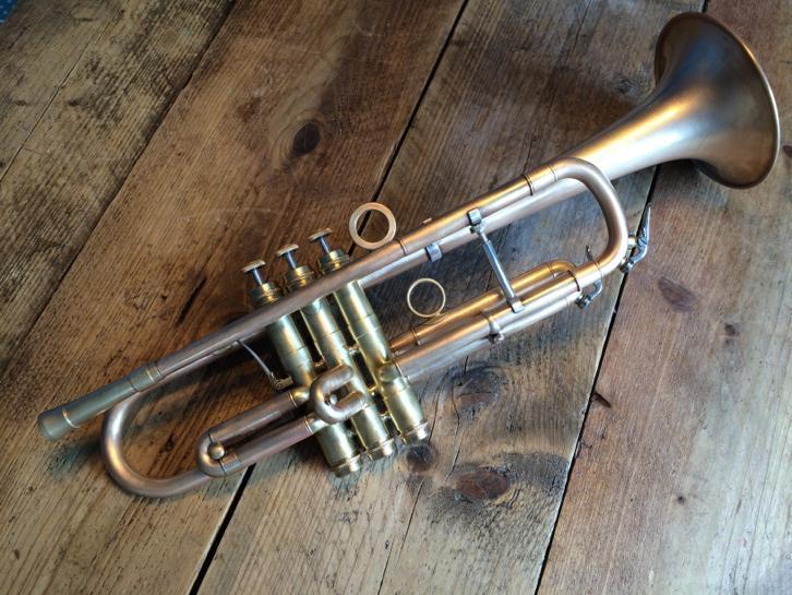 MG Custom - Red Brass Monster - Bes - Unieke trompet!