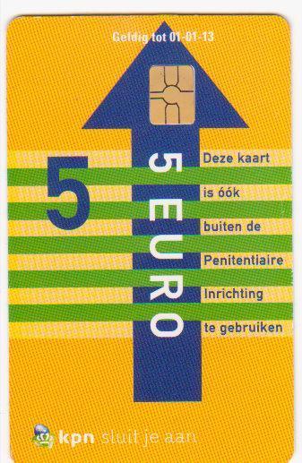Telefoonkaart Justitie € 5,- 01-01-2013 (3112) VeAnTe