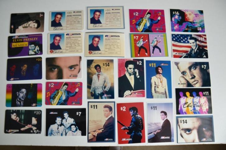 Elvis Presley telefoonkaarten, zeer zeldzaam!
