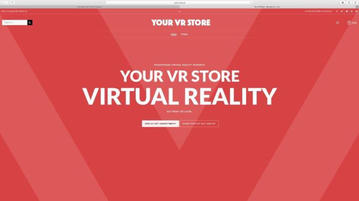 Webshop Virtual Reality Brillen met Dropship ter overname