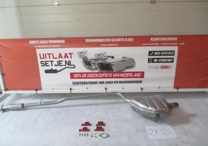 Complete uitlaat Mini One 1.4 + 1.6 16V Incl. Mont. Mat.