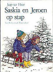 Saskia en Jeroen Op stap hardcover boek Jaap ter Haar boekje
