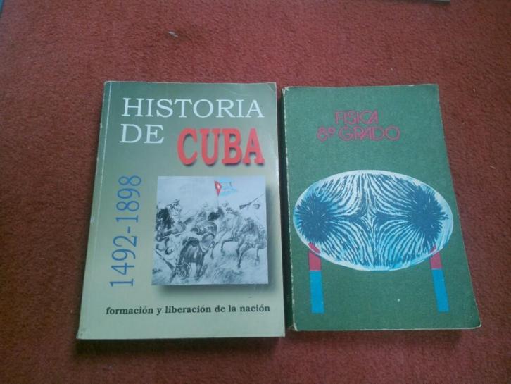 spaanse boeken: historia de cuba ^ fisica 8 grado