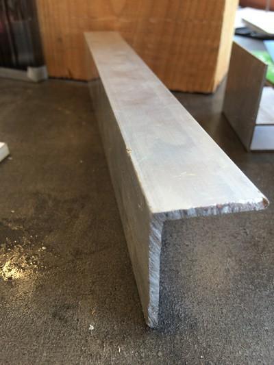 Aluminium hoekprofiel voor polycarbonaatplaat