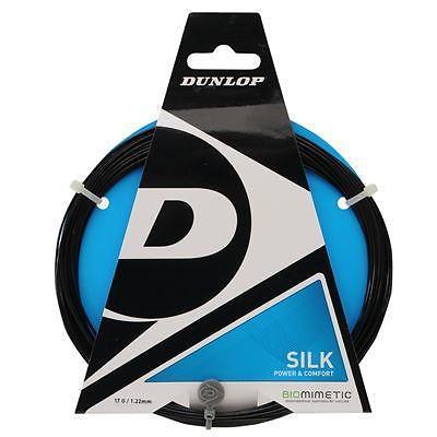 Dunlop Silk Squash Strings Zwart 18G