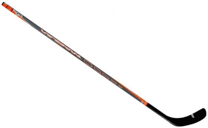 Nijdam IJshockeystick senior zwart/oranje 155 cm links