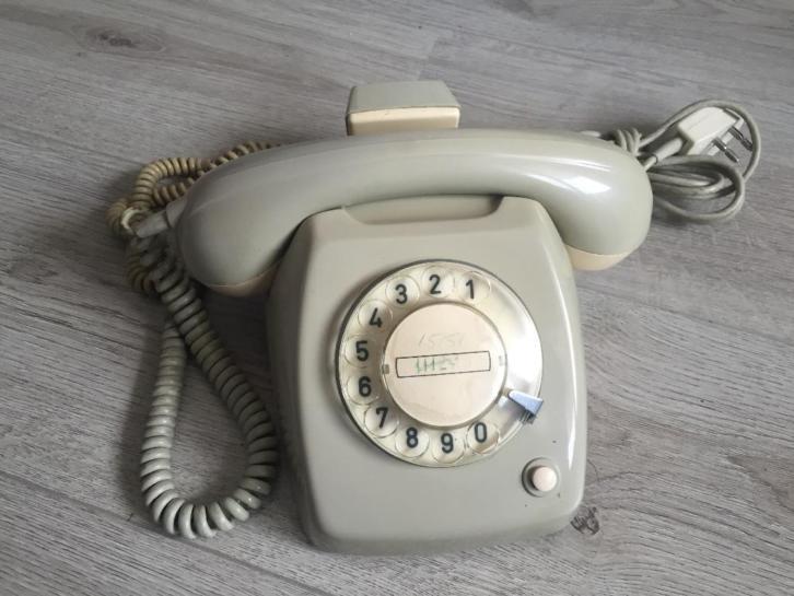 Retro vintage T65 telefoon telefoon met afluister achterop