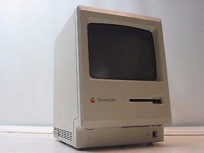 Voor de verzamelaar Vintage Apple Macintosh Computer