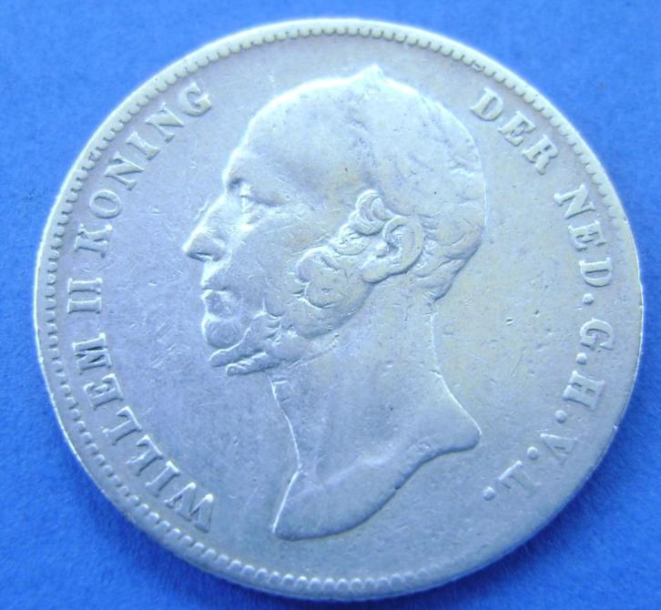Halve gulden, 1/2 gulden 1848 Willem 2