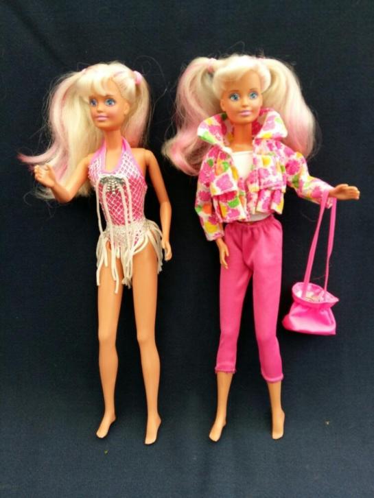 Hasbro 2 barbie sindy poppen uit 1994